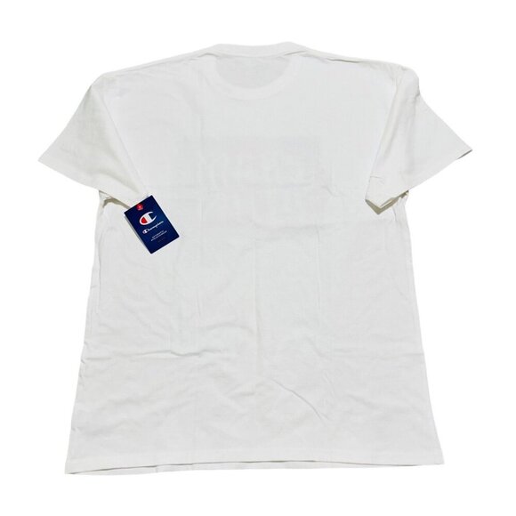 Champion Men’s Size XL Classic White 100% Cotton Graphic Logo T-Shirt ~ NWT‎ - Picture 3 of 5